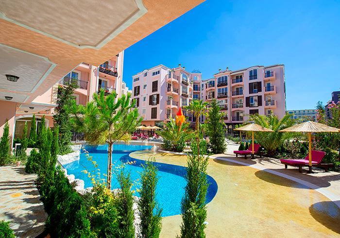 Romance Marine Aparthotel Slantchev Briag Extérieur photo