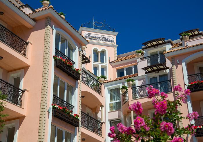 Romance Marine Aparthotel Slantchev Briag Extérieur photo