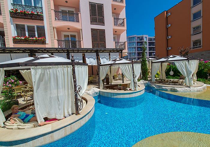Romance Marine Aparthotel Slantchev Briag Extérieur photo